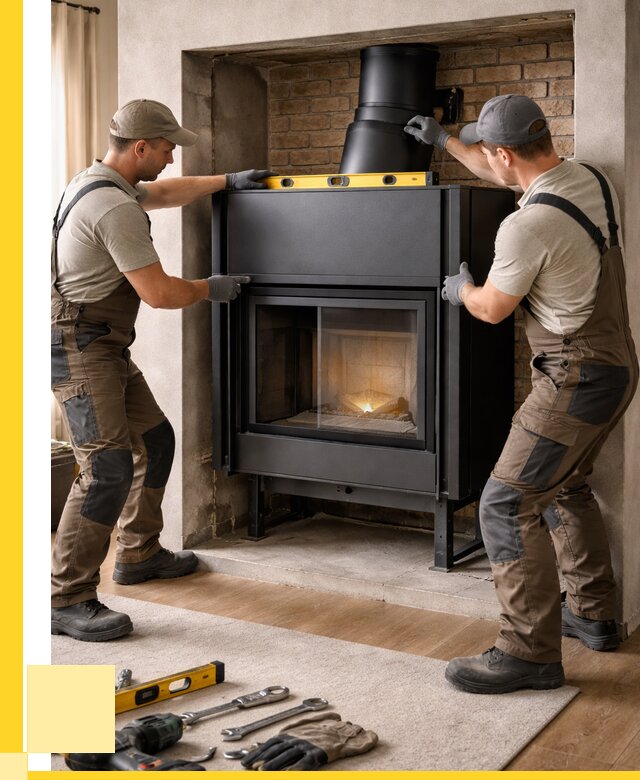 Установка каминных топок в Верхней Пышме под ключ от 18468 р. | ЭриданВрх