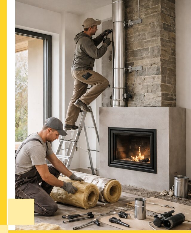 Монтаж дымоходов для каминов в Верхней Пышме от 15390 р. ЭриданВрх