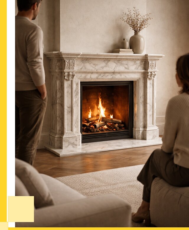 Мраморные камины под ключ в Верхней Пышме от 256500 р. | ЭриданВрх