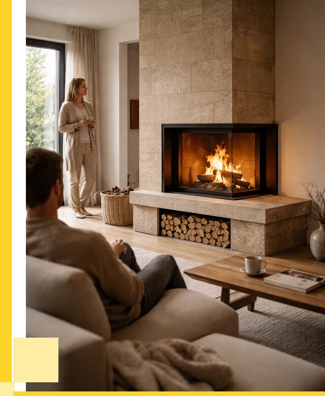 Угловые камины из кирпича установка в Верхней Пышме от 153900 р. ЭриданВрх