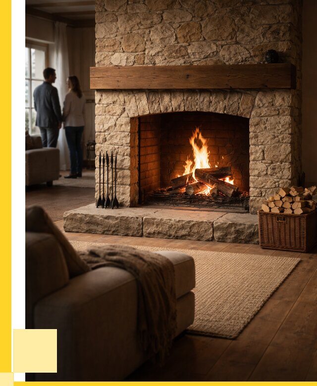 Открытые камины под ключ в Верхней Пышме от 153900 р. ЭриданВрх