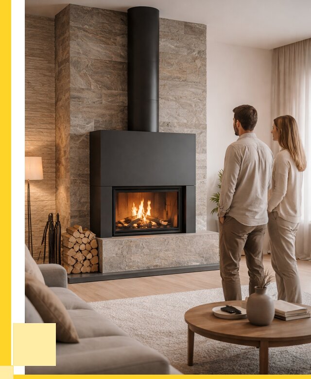 Закрытые камины под ключ в Верхней Пышме от 123120 р., ЭриданВрх