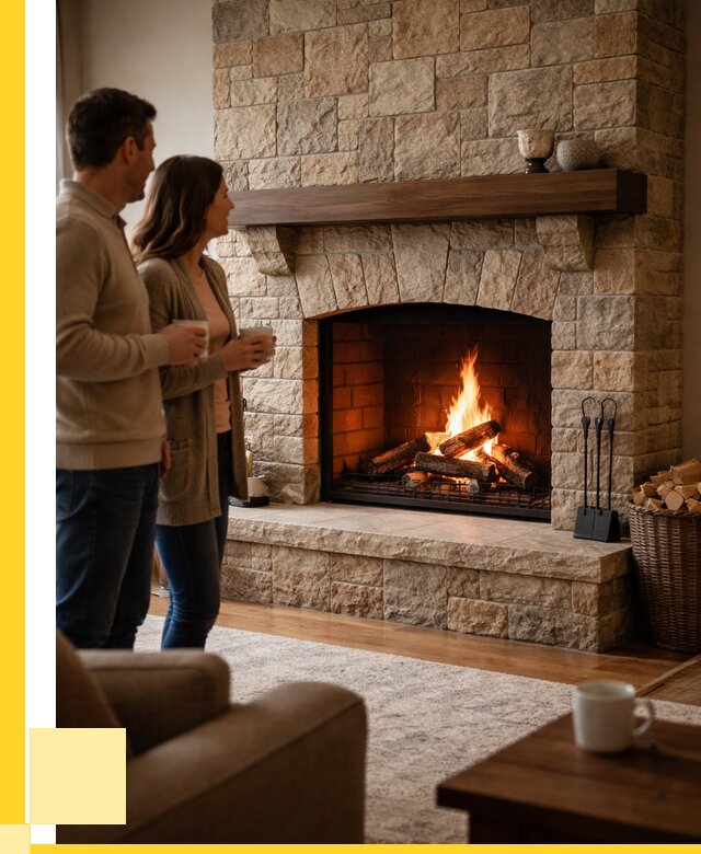 Каменные камины на заказ в Верхней Пышме от 184680 р. | ЭриданВрх