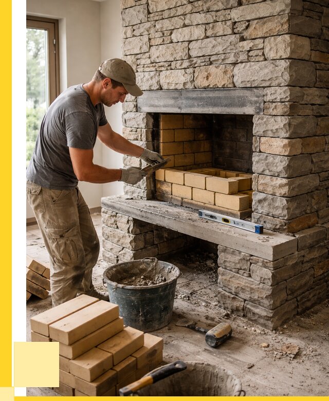 Кладка каминов и камина в Верхней Пышме от 25650 р. ЭриданВрх