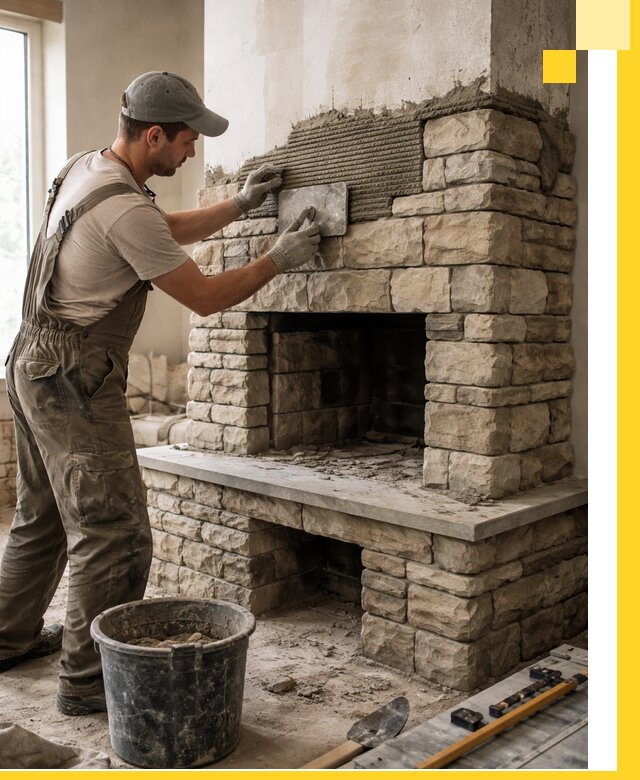 Строительство каминов под ключ в Верхней Пышме от проектирования до монтажа