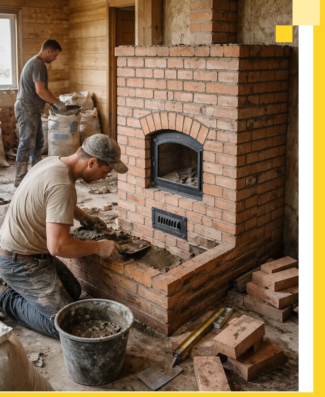 Профессиональное строительство печей в Верхней Пышме под ключ