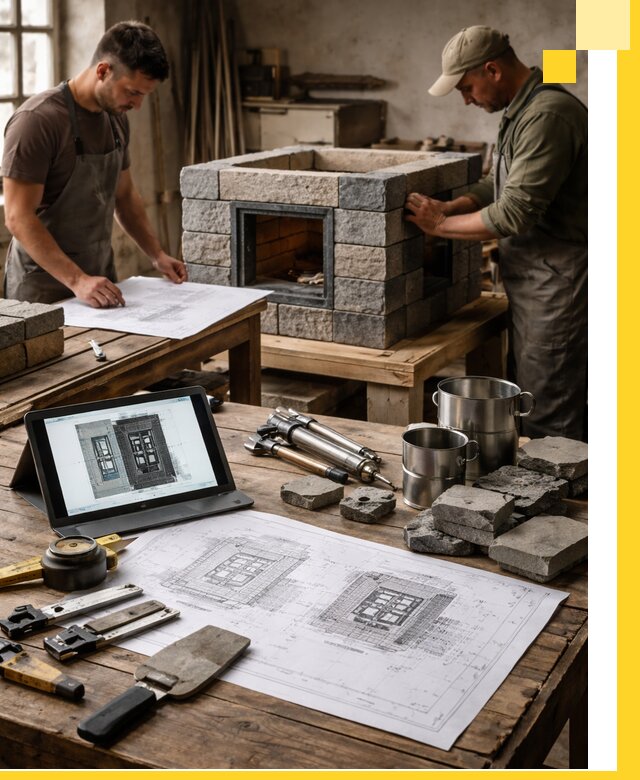 Разработка проектов печей с согласованием и монтажом в Верхней Пышме