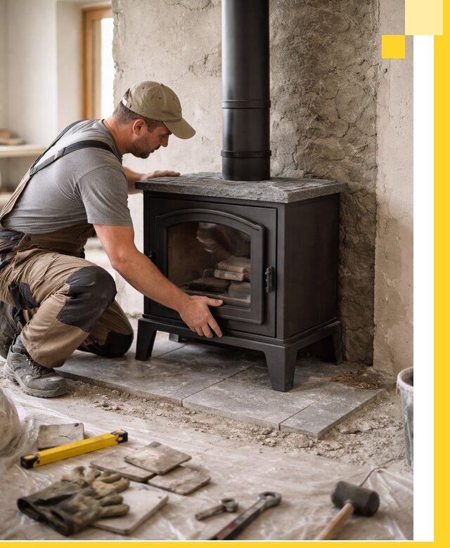 Профессиональный монтаж печей и каминов в Верхней Пышме под ключ