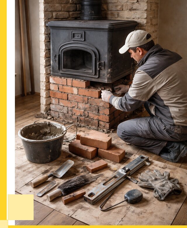 Ремонт печей в Верхней Пышме от 12312 р., услуги печника ЭриданВрх