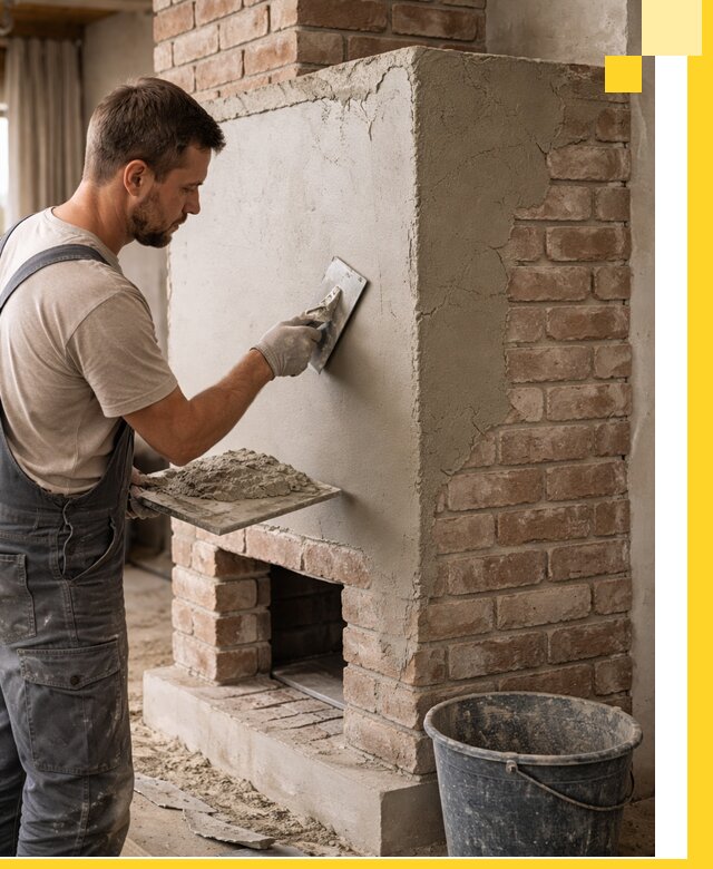 Отделка печей и облицовка каминов в Верхней Пышме под ключ