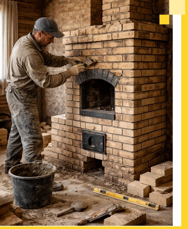 Кирпичные печи под ключ в Верхней Пышме: проектирование и кладка