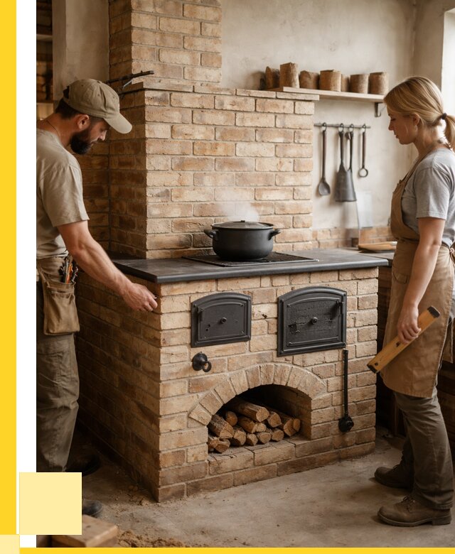 Варочно отопительные печи в Верхней Пышме от 92340 р. | ЭриданВрх