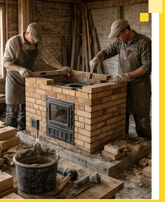 Изготовление и установка варочных печей под ключ в Верхней Пышме