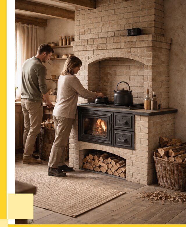 Печи с плитой в Верхней Пышме от 46170 р. | ЭриданВрх — кирпичная печь