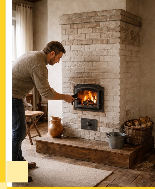 Печь голландка из кирпича в Верхней Пышме от 87210 р. | ЭриданВрх