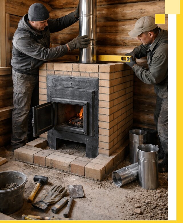 Проектирование, изготовление и установка банных печей в Верхней Пышме