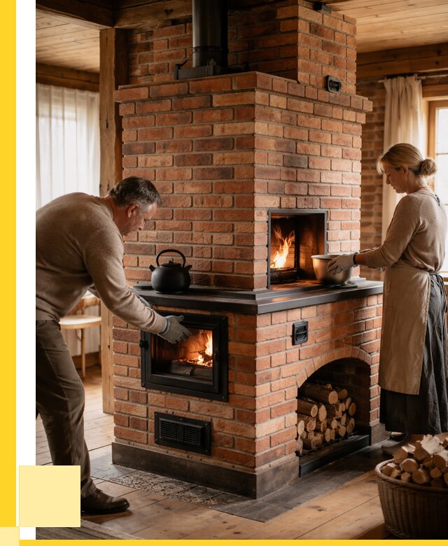 Печи для загородного дома под ключ в Верхней Пышме от 82080 р. | ЭриданВрх