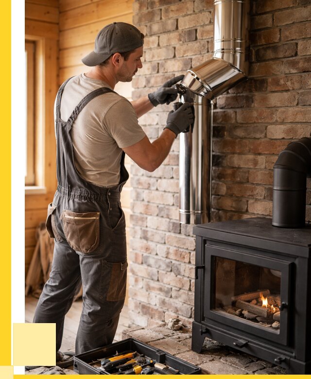 Монтаж дымоходов для печей в Верхней Пышме от 7695 р. | ЭриданВрх