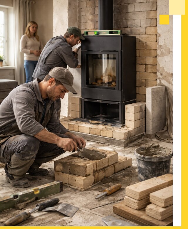 Печи и камины под ключ: проект, установка в Верхней Пышме