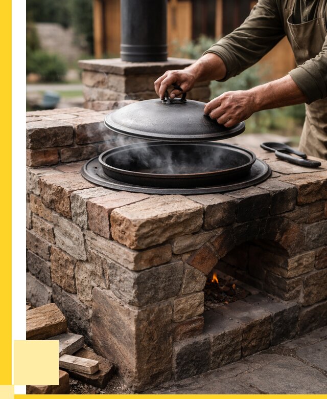 Печи для казана в Верхней Пышме по цене от 18468 р. | ЭриданВрх