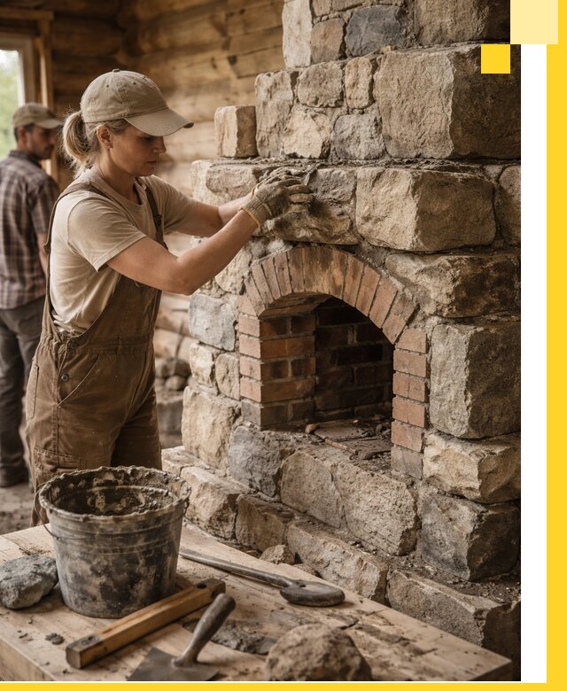 Каменные печи на заказ и монтаж в Верхней Пышме, долговечные решения