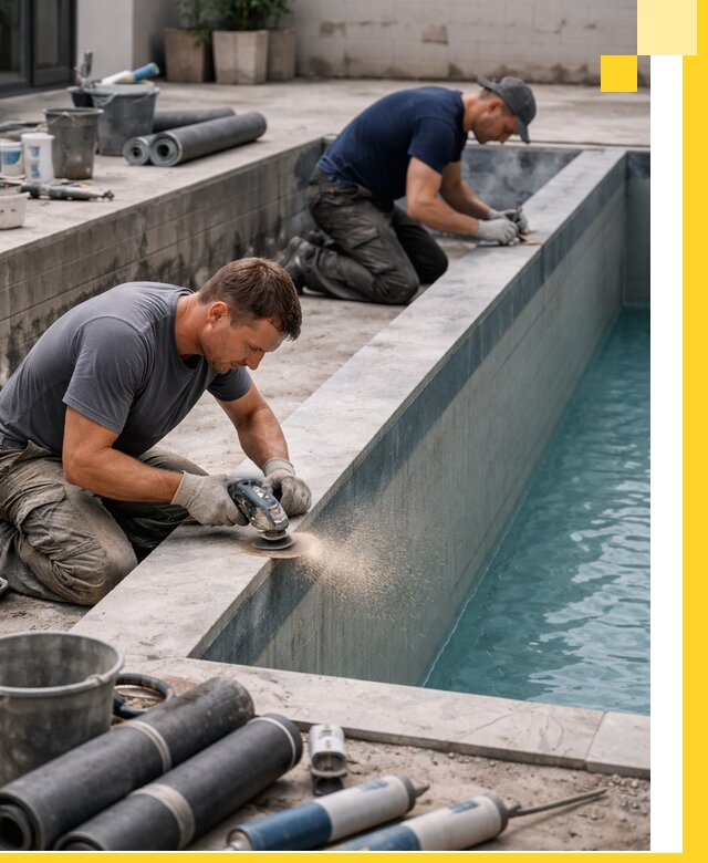 Профессиональный ремонт бассейнов под ключ в Верхней Пышме