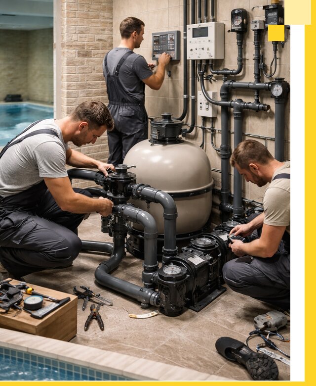 Комплексное оборудование для бассейнов под ключ в Верхней Пышме