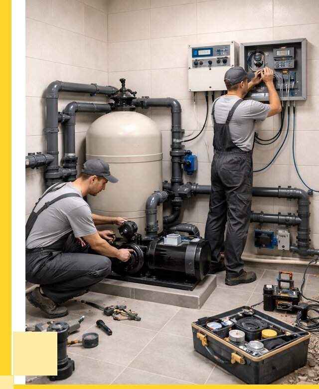 Монтаж оборудования для бассейнов в Верхней Пышме от 41040 р. | ЭриданВрх