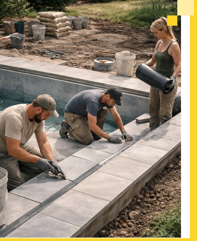 Строительство и монтаж уличных бассейнов под ключ в Верхней Пышме