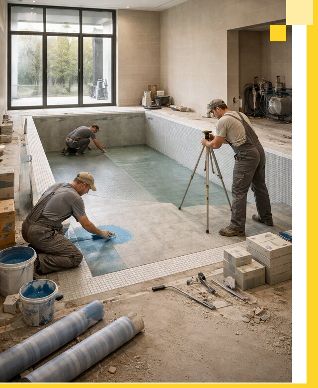 Проект и строительство закрытых бассейнов в Верхней Пышме под ключ