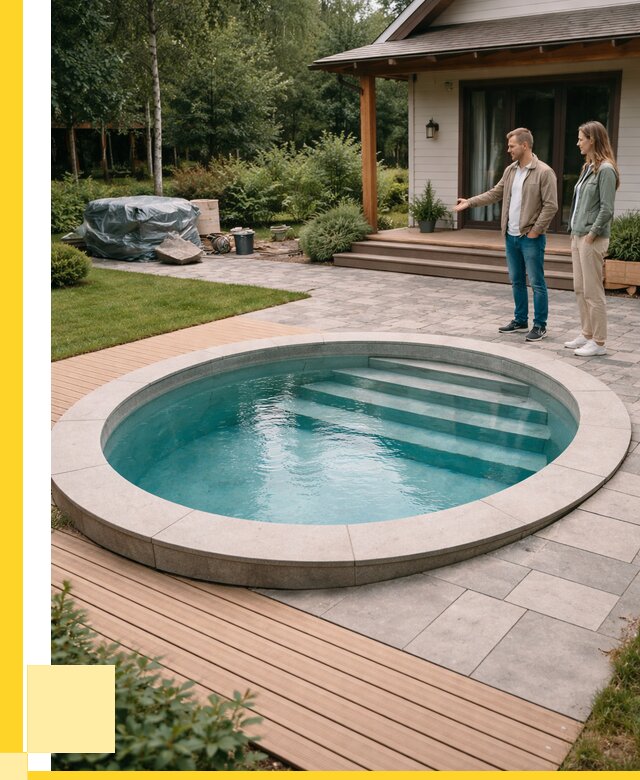 Бассейн на даче под ключ в Верхней Пышме от 205200 р., ЭриданВрх