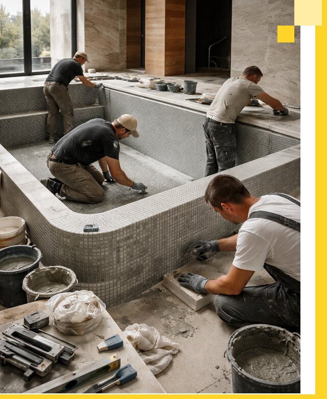 Строительство и установка СПА бассейнов под ключ в Верхней Пышме