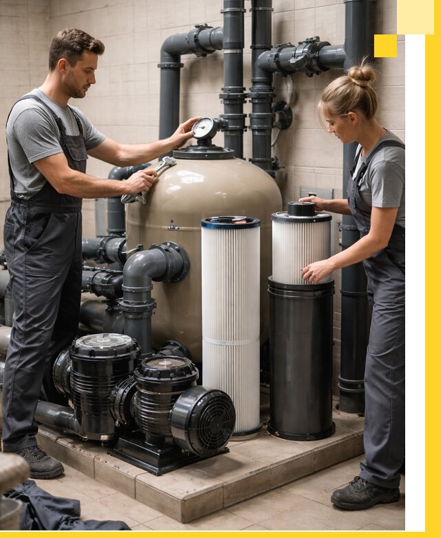 Фильтры и системы фильтрации для бассейнов в Верхней Пышме