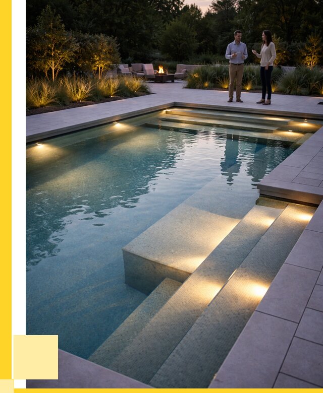 Освещение бассейнов в Верхней Пышме под ключ от 25650 р. | ЭриданВрх