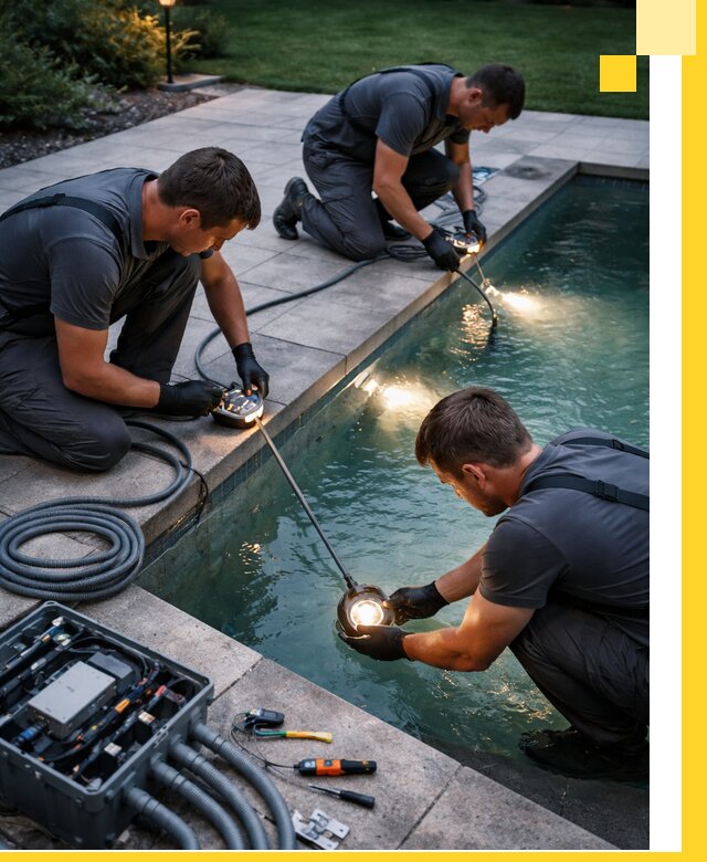 Профессиональное освещение бассейнов в Верхней Пышме: дизайн и монтаж