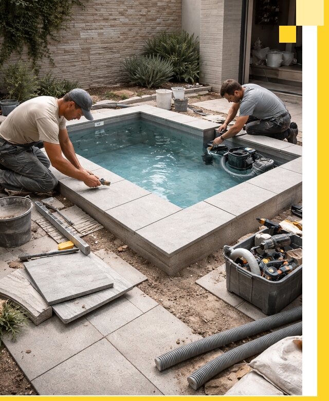 Мини бассейны под ключ в Верхней Пышме, дизайн и установка