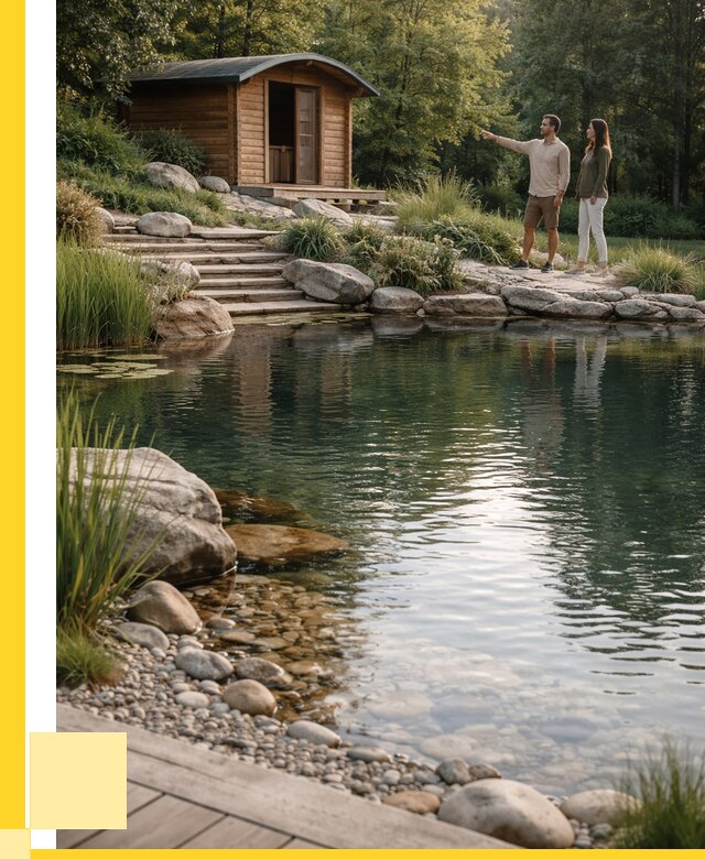 Природные бассейны под ключ в Верхней Пышме от 461700 р. | ЭриданВрх