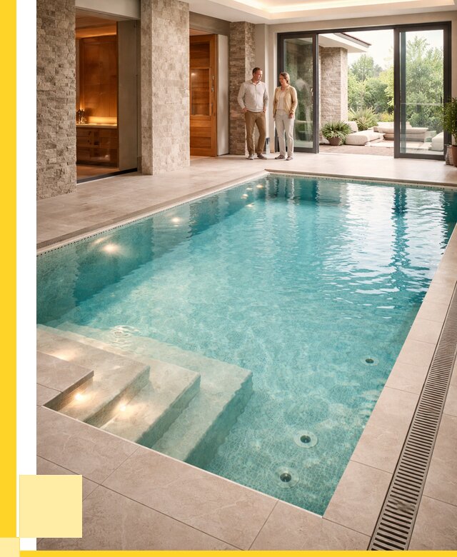 Бассейн во дворе в Верхней Пышме: проект, отделка от 1231200 р. | ЭриданВрх