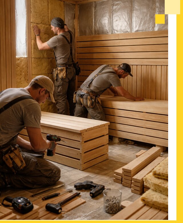 Профессиональное строительство саун под ключ в Верхней Пышме