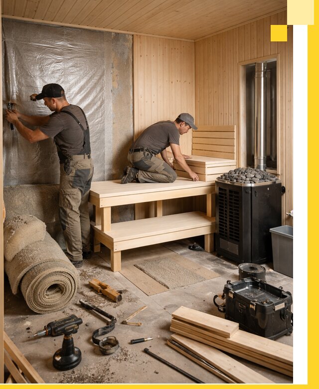 Проекты саун под ключ в Верхней Пышме дизайн и строительство