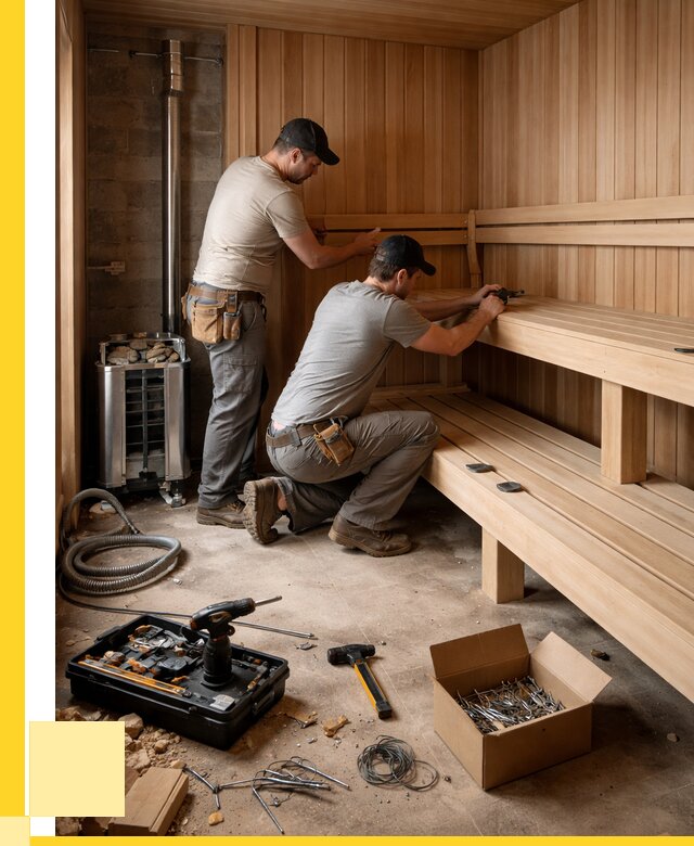 Монтаж саун под ключ в Верхней Пышме от 123120 р. | ЭриданВрх