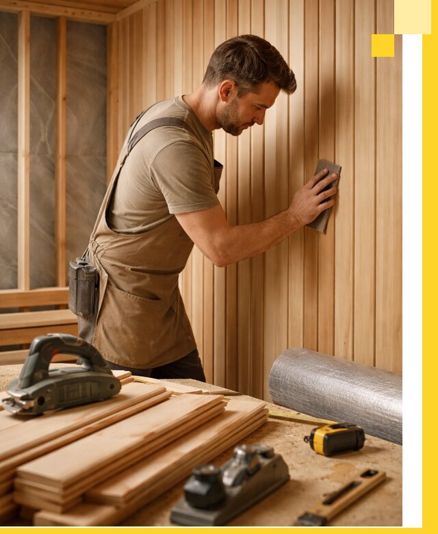 Профессиональная отделка саун и парных под ключ в Верхней Пышме