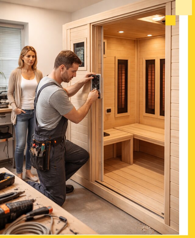 Инфракрасные сауны под ключ в Верхней Пышме продажа и установка