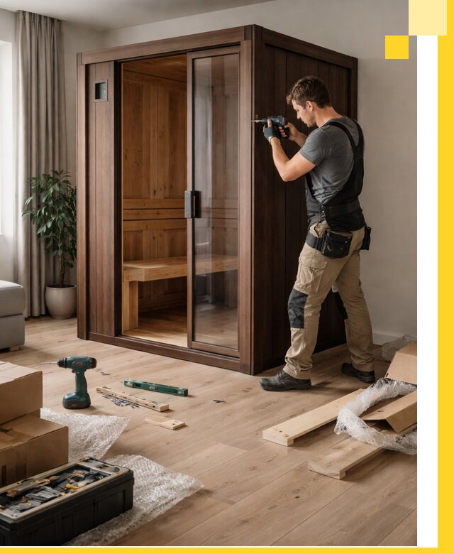 Установка и производство мини саун под ключ в Верхней Пышме