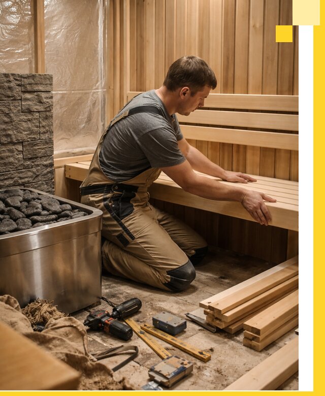 Сауны для дома под ключ с проектированием и монтажом в Верхней Пышме