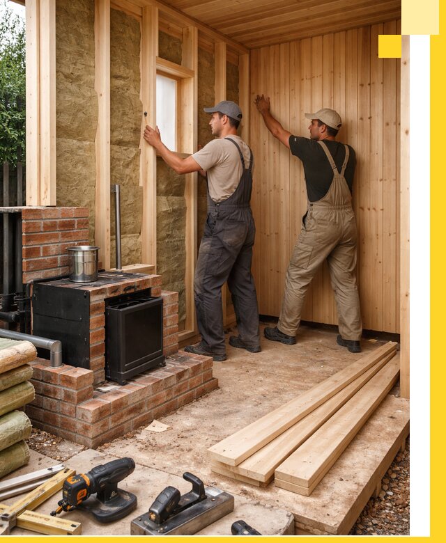 Строительство и установка дачных саун под ключ в Верхней Пышме