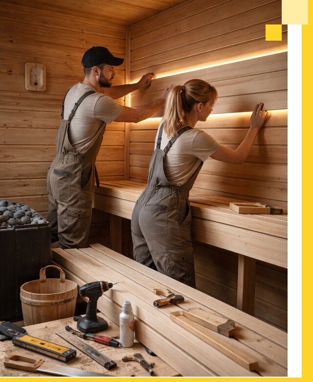 Дизайн саун и бань под ключ с индивидуальным проектом в Верхней Пышме