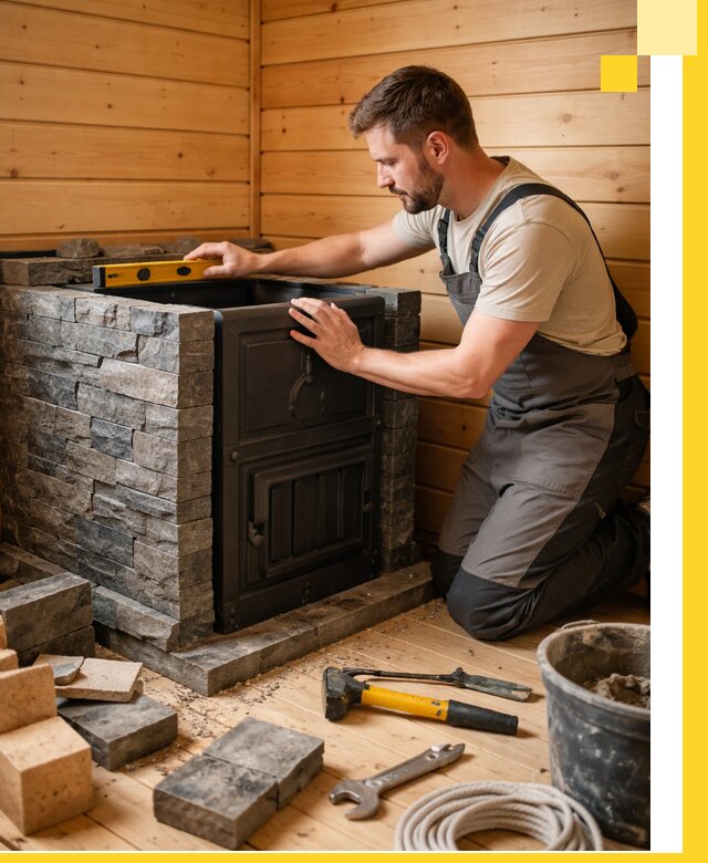 Производство и установка печей для саун под ключ в Верхней Пышме