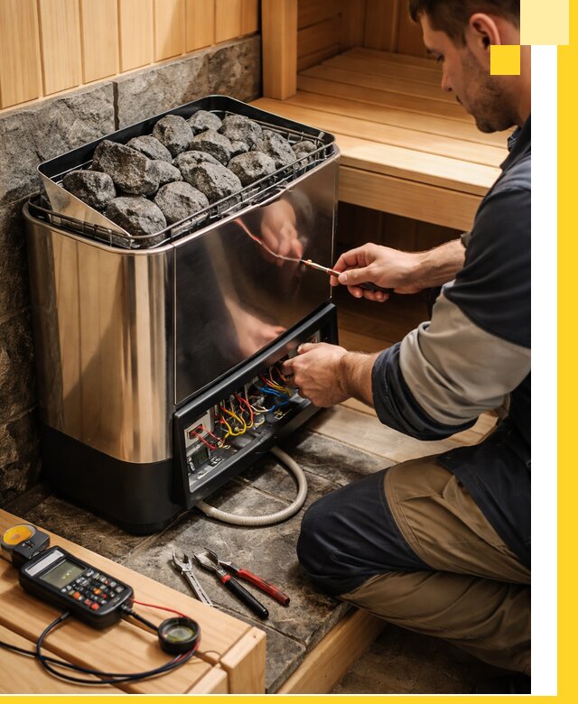 Продажа и установка электрокаменок для саун в Верхней Пышме