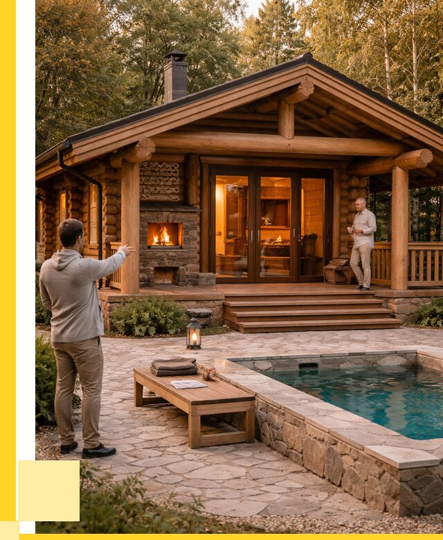 Проекты бань и хамам в Верхней Пышме от 25650 р. | ЭриданВрх